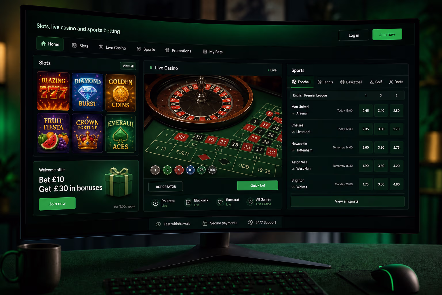 Features of the Qbet Casino App